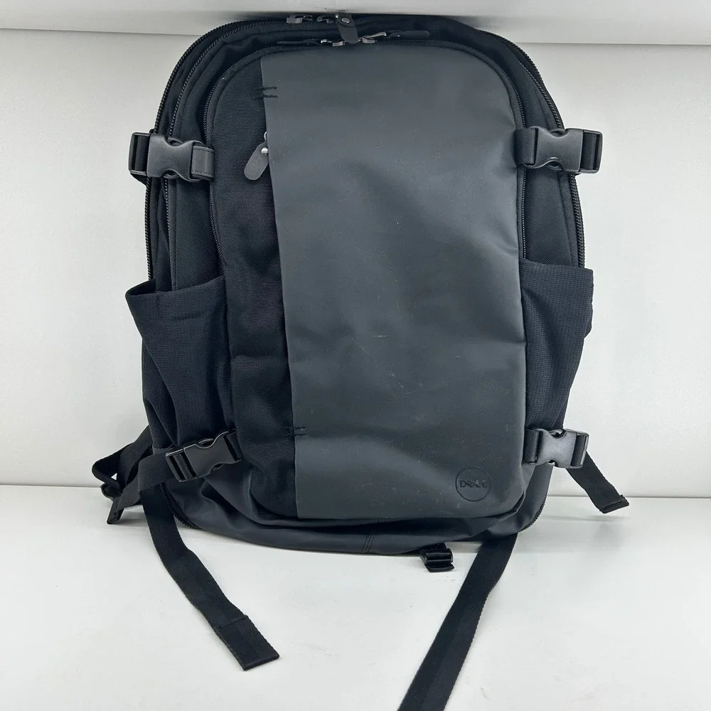 Dell Laptop Backpack Black Business Travel Tech Utility Computer Bag Pack
